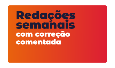 Redações semanais com correção comentada