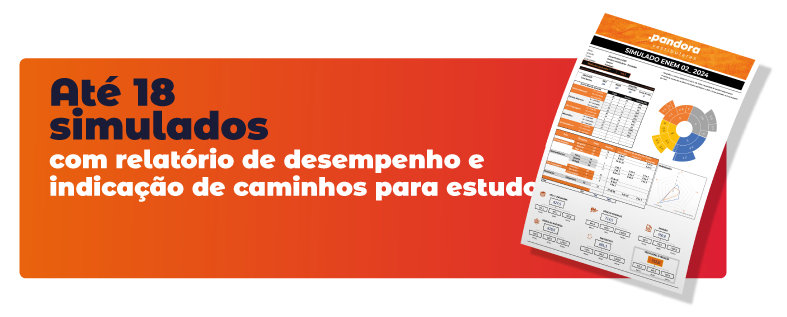 Até 18 simulados com relatório de desempenho e indicação de caminhos para estudo