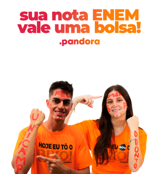 Sua nota ENEM vale uma bolsa! .pandora — alunos aprovados comemorando